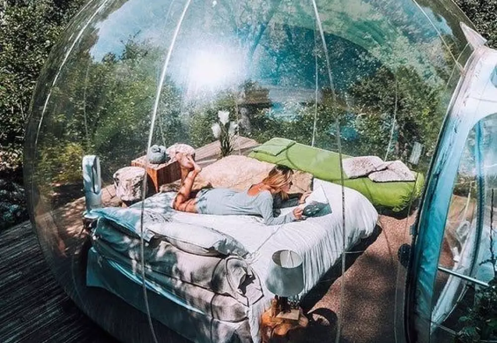 bubble tent party