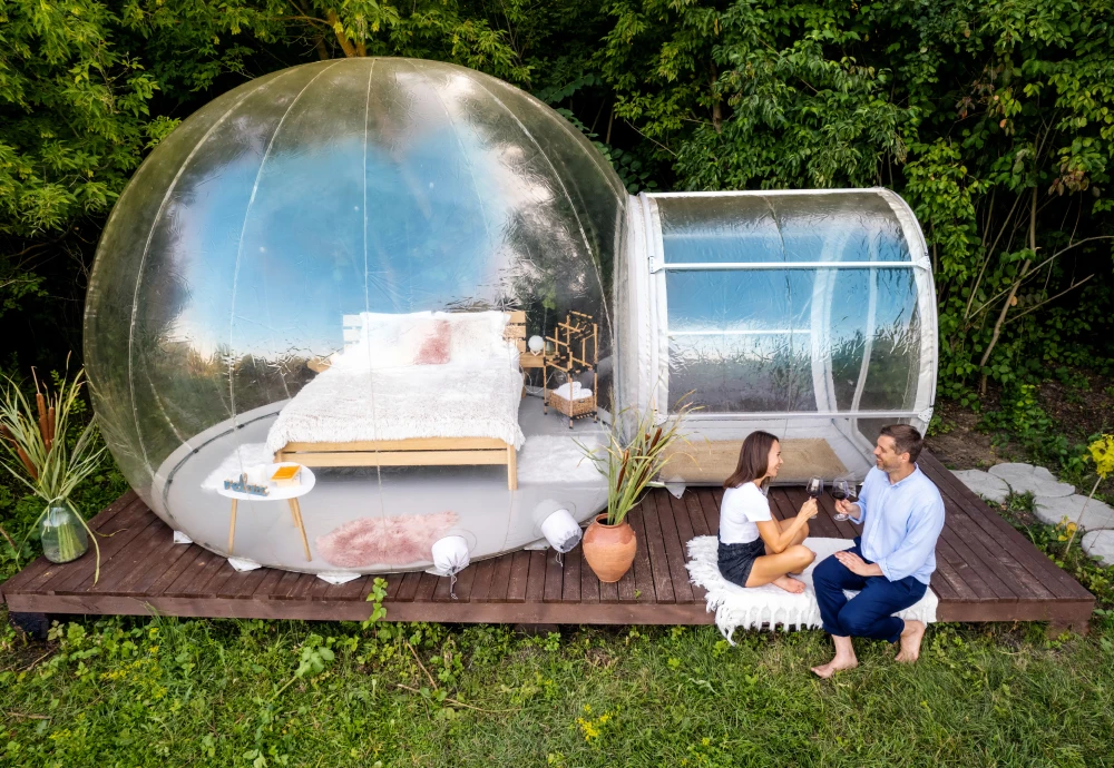 outdoor clear bubble tent